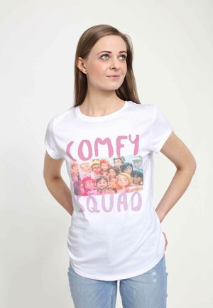 DISNEY WRECK-IT RALPH 2 - COMFY SQUAD SELFIE - T-shirt imprimé - white