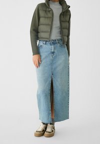 Stradivarius Zimní bunda - green