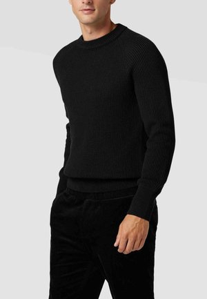Strickpullover - black