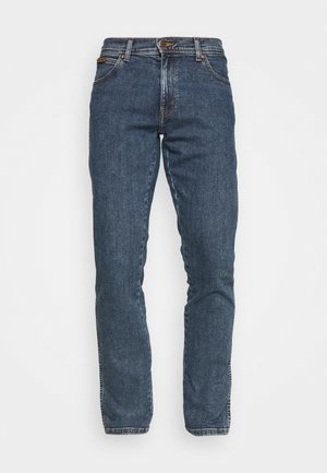 Wrangler TEXAS SLIM - Džíny Straight Fit - stonewash