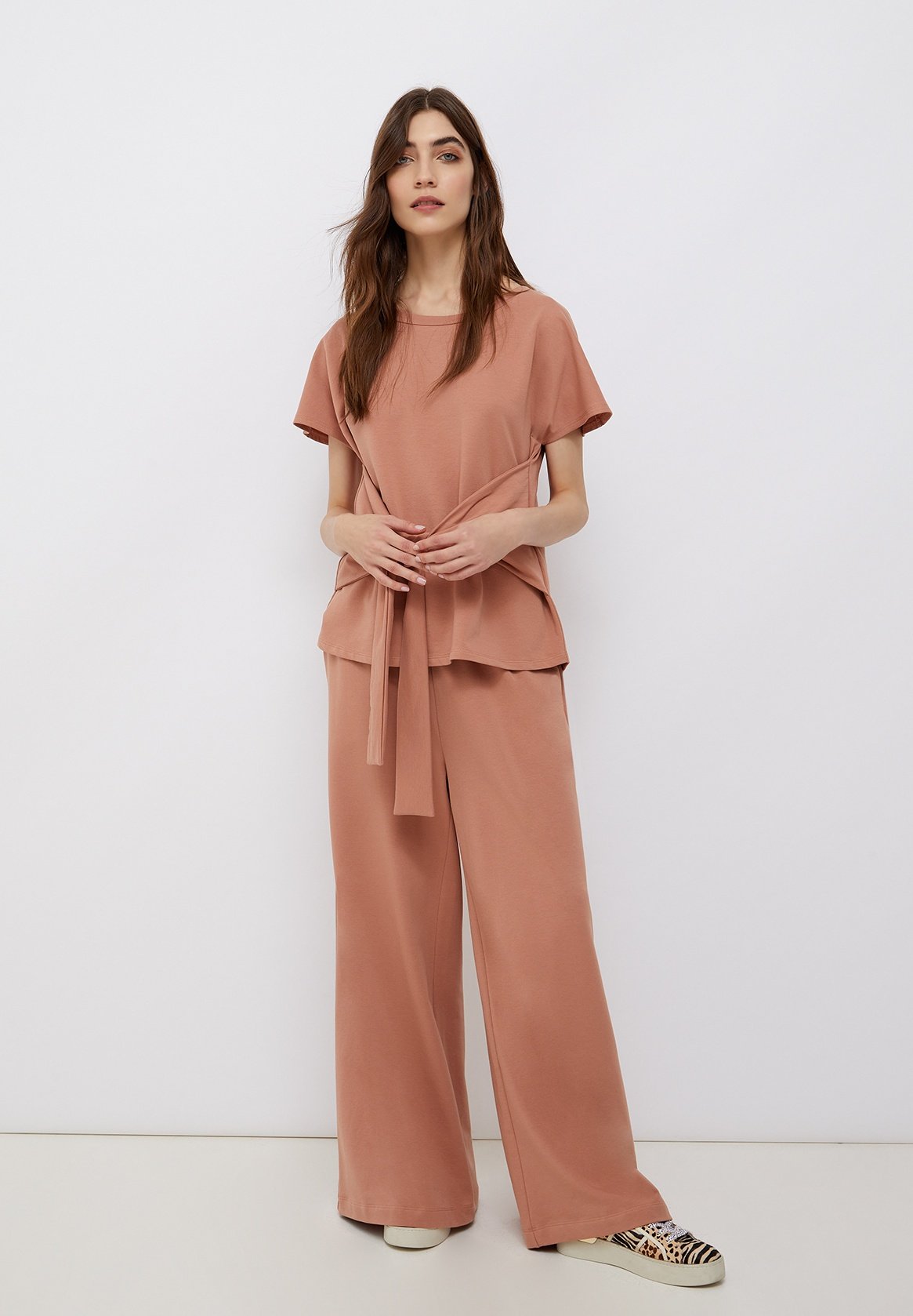Liu Jo Jeans PALAZZO TROUSERS - Pantalones deportivos - pink/rosa - Zalando .es