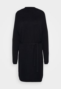 ONLLEVA BELT DRESS - Strikket kjole - black