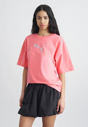 Puma Apdrukāts T-krekls - wild pink
