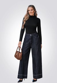 Cupshe Jeans a zampa - black