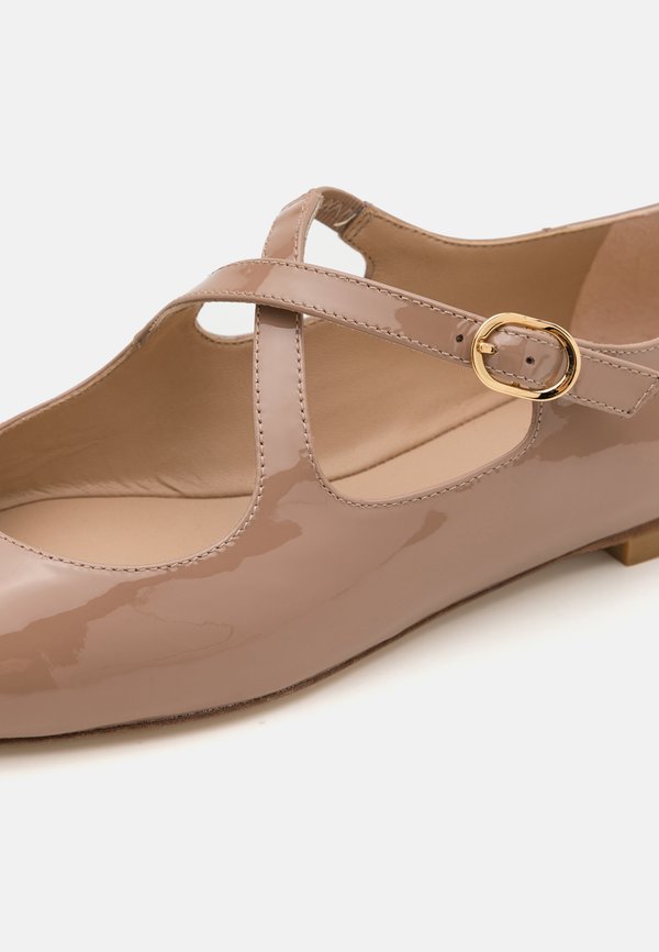 CLEM FLAT - Ankle strap ballet pumps - fawn2