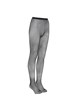 LOGO RHINESTONES TIGHTS - Socks - black