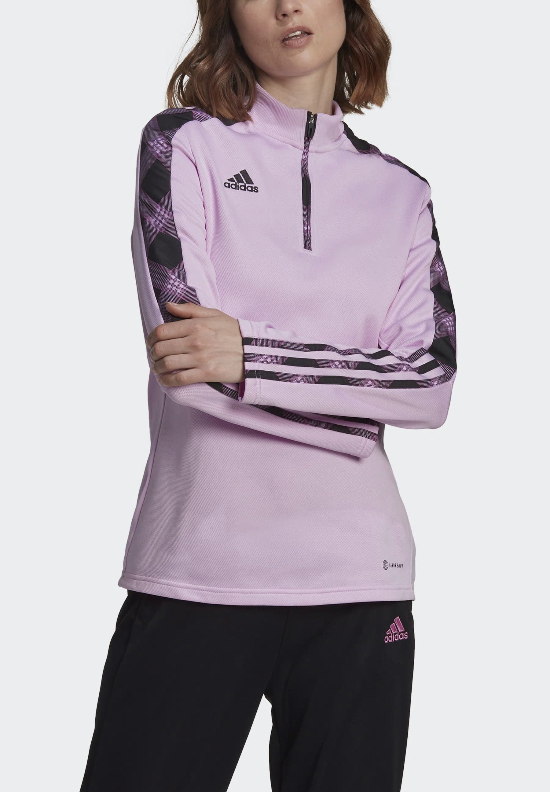 adidas Performance TIRO MELBOURNE ADJUSTABLE - Longsleeve - bliss lilac /black/lila - Zalando.nl