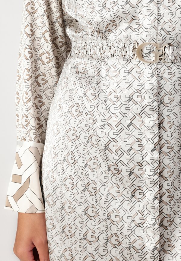 VERONICA LOGO BELT - Shirt dress - taupe2