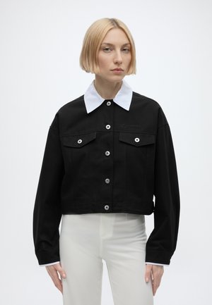 Karl Lagerfeld Jeans CANVAS POPLIN JACKET - Jas - white/black