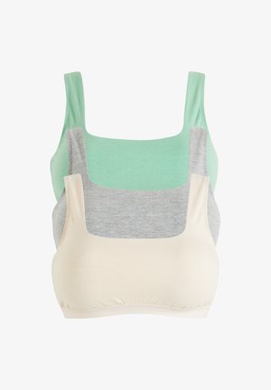 bonprix 3ER PACK - Brassière - green
