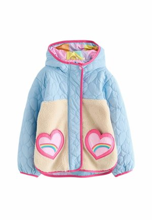 Little Bird, FLOWER QUILTED JACKET - Vinterjakker - blue