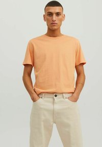 Jack & Jones JJE TEE  O-NECK  - T-shirt basic - pumpkin