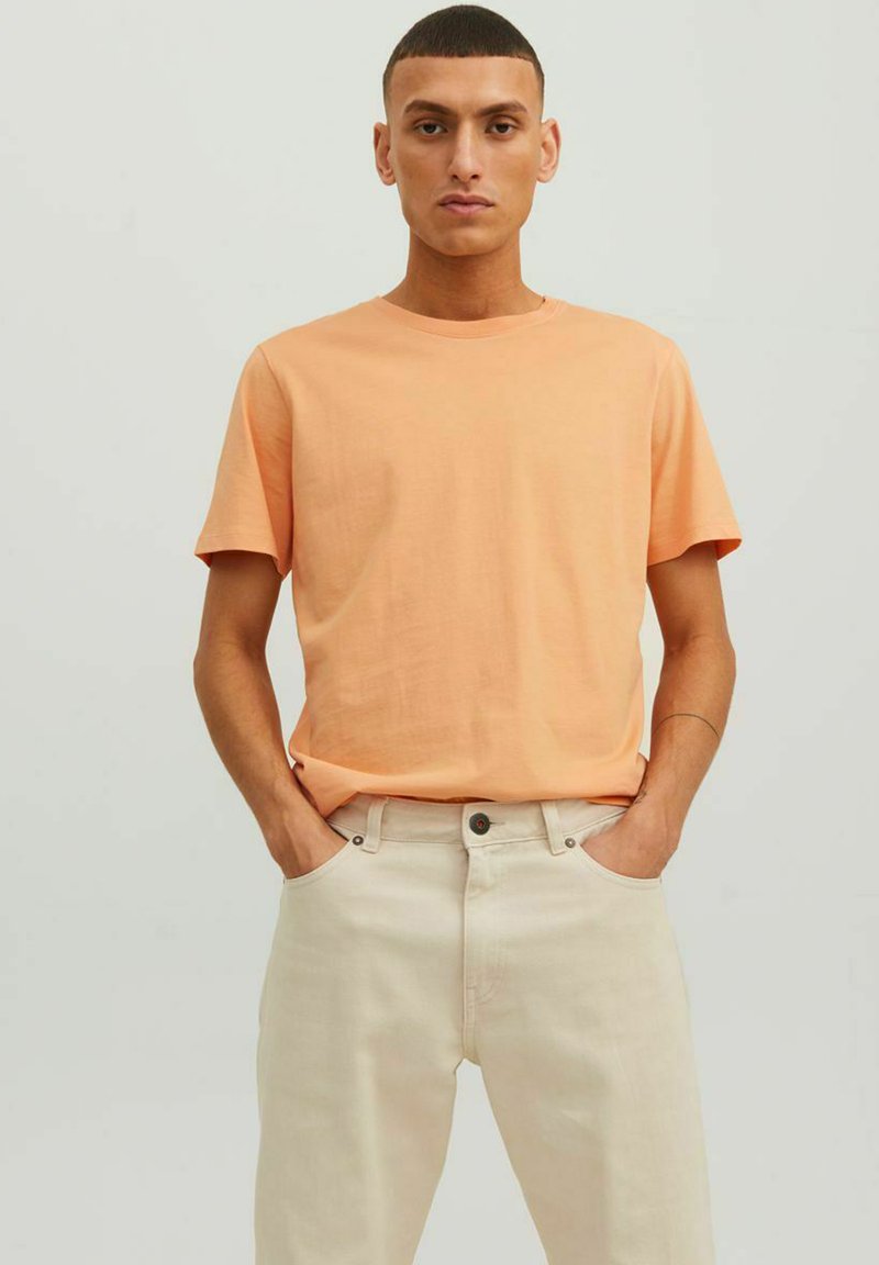 Jack & Jones JJE TEE  O-NECK  - T-shirt basic - pumpkin