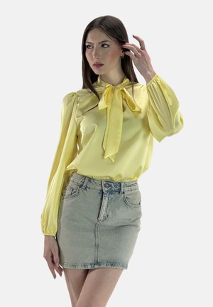 Langarmshirt - gelb