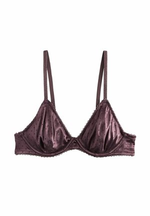 Tugitraadiga rinnahoidja - chocolate brown