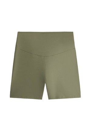 OYSHO, COMFORTLUX HIGH-RISE 10CM HOT PANTS  31243226 - Short - dark khaki