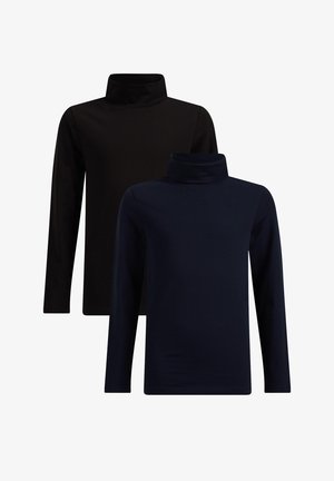 2 PACK - Maglietta a manica lunga - dark blue, black