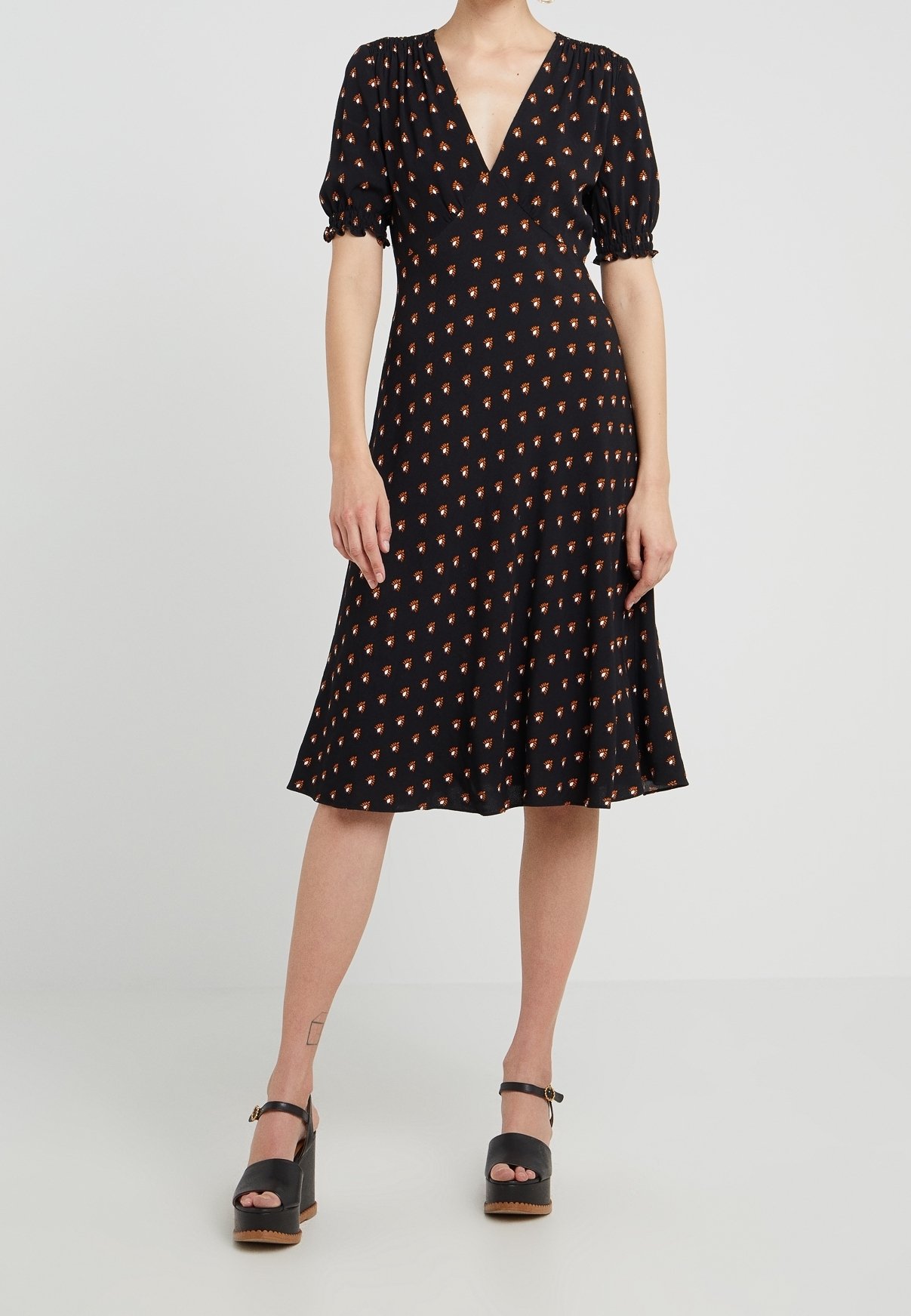 Diane von Furstenberg Day dress - black - (Pre-owned) - Zalando.ie