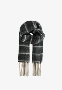 Unselected, charcoal grey stripe