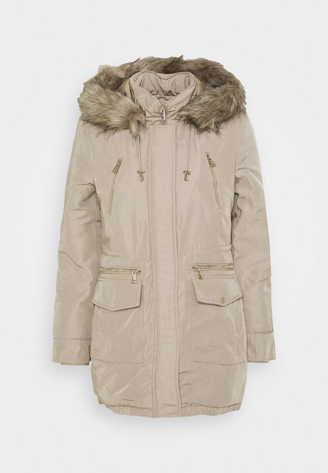 HOODED - Veste d'hiver - stone