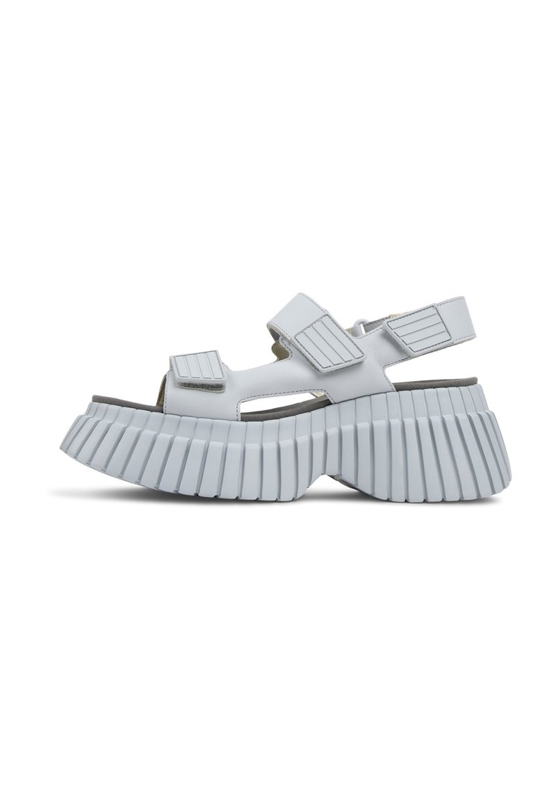 Camper - Plateausandalette - pastellgrau, Vergrößern