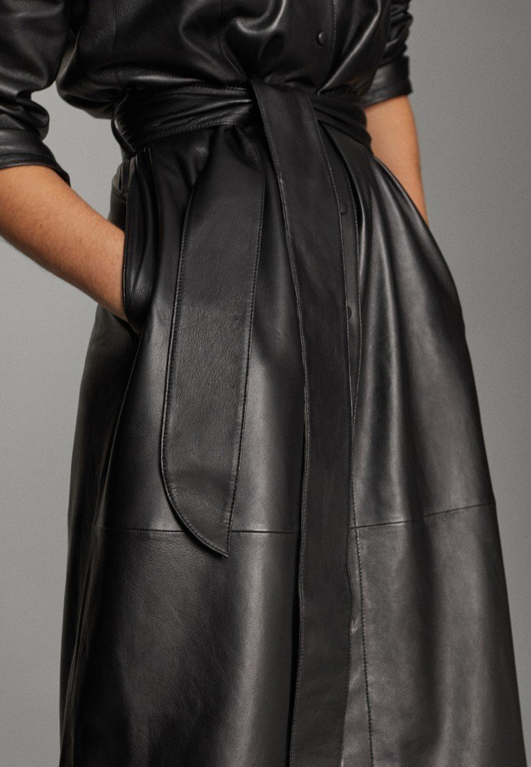 Massimo Dutti Freizeitkleid - black/schwarz - Zalando.de