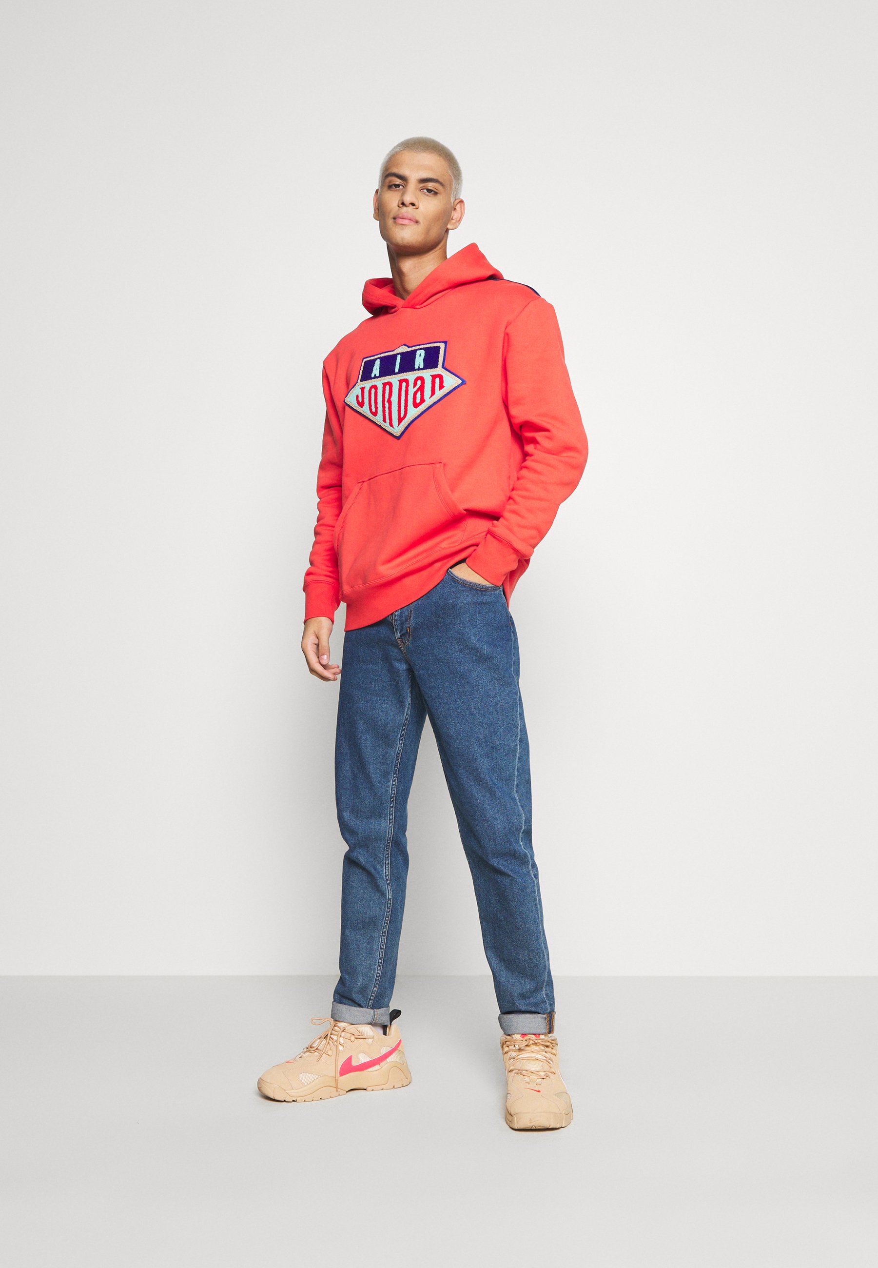 royal blue and black jordan hoodie