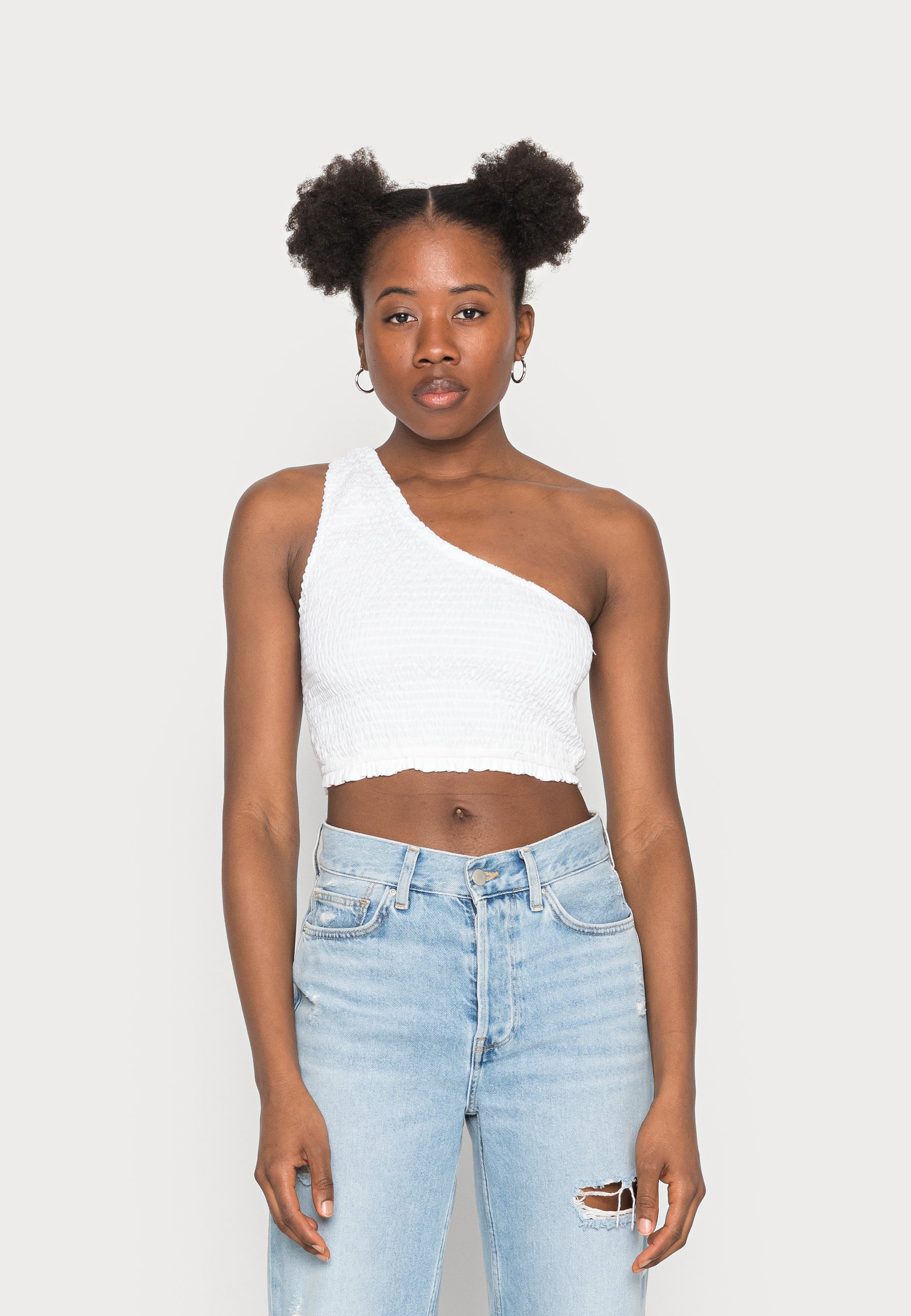 Cotton On ONE SHOULDER SHIRRED - Top 