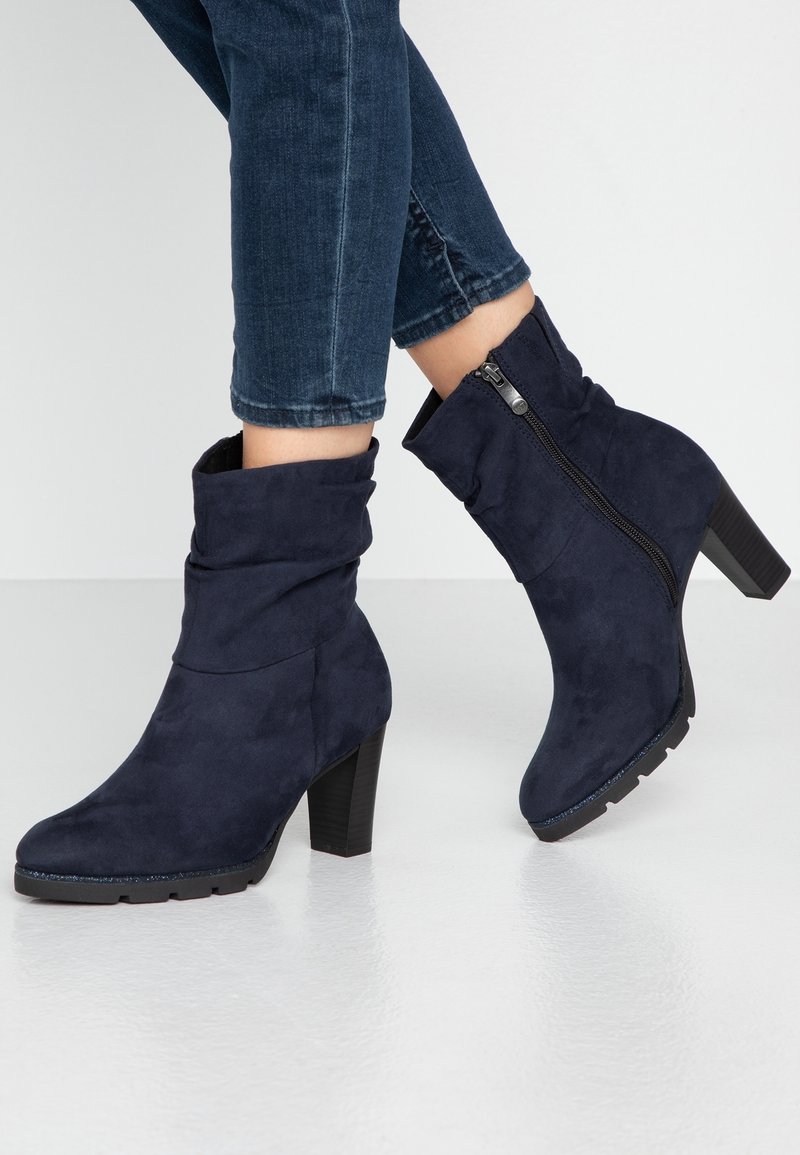 Marco Tozzi Bottines - dark blue