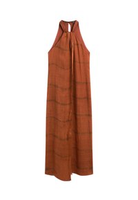 Massimo Dutti STRIPED  - Maxi dress - orange