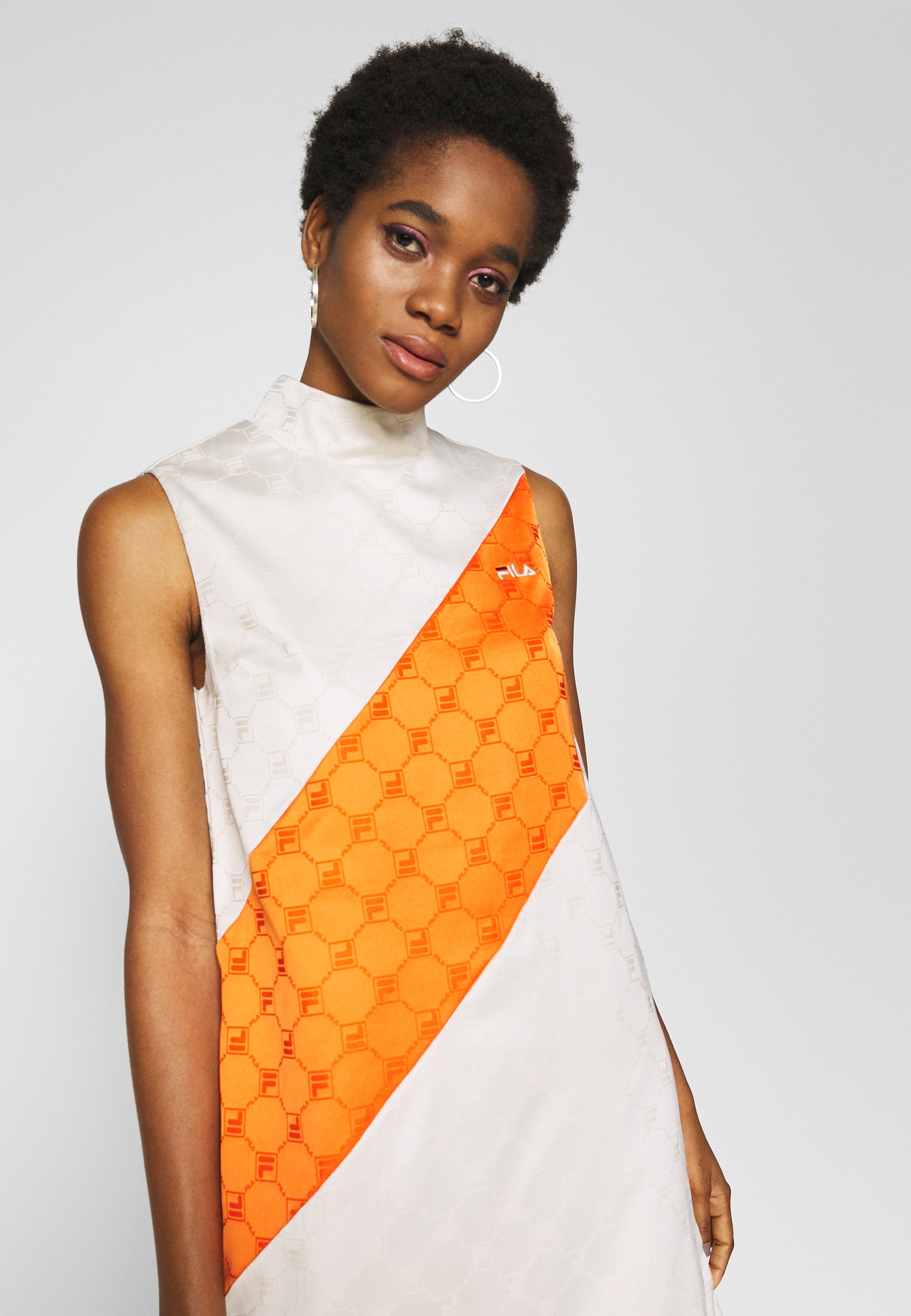 orange fila dress