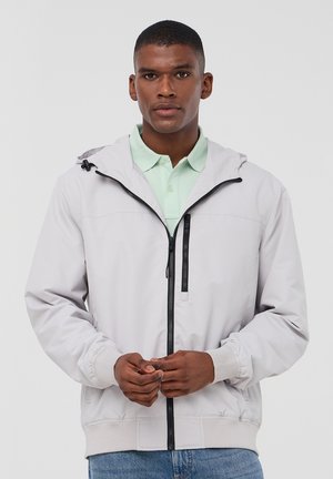 Terranova LEGGERO CON CAPPUC - Giacca outdoor - grigio cemento