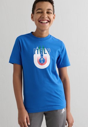 adidas Performance ITALY TEE YOUTH UNISEX - Sports T-shirt - blue