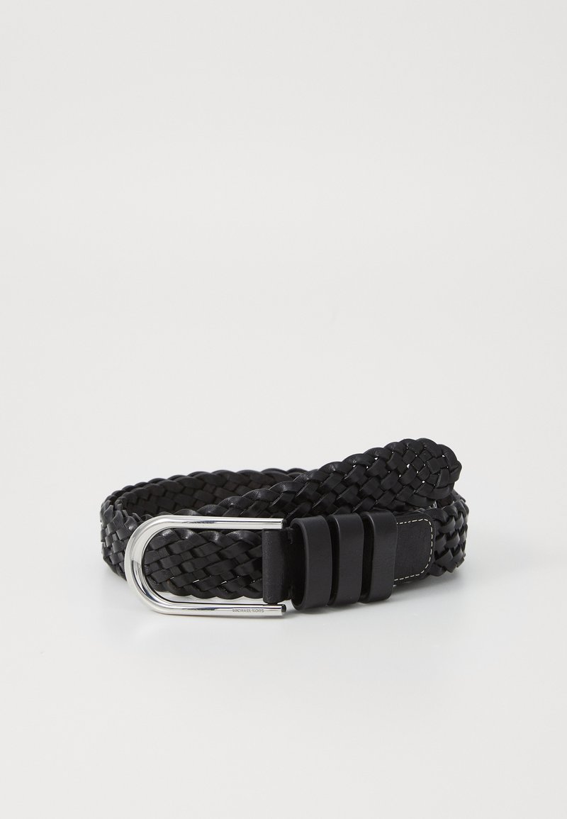 MICHAEL Michael Kors BRAIDED BELT - Braided belt - black  display picture 3