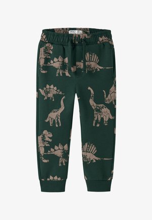 Name it, NMMPNILAUS NREG SWEAT PANT BRU - Pantalones deportivos - pinegrove green