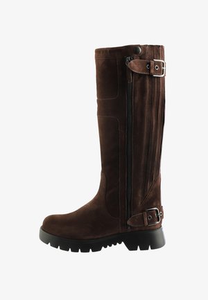 Högl, HÖGL STIEFEL BRYAN - Plateaustøvler - chocplum