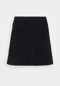 VMMEDUSA SHORT SKATER SKIRT - A-lõikeline seelik - black denim