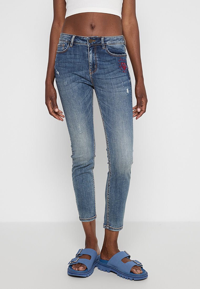 Desigual Jeans Skinny Fit blauw denim/bluedenim