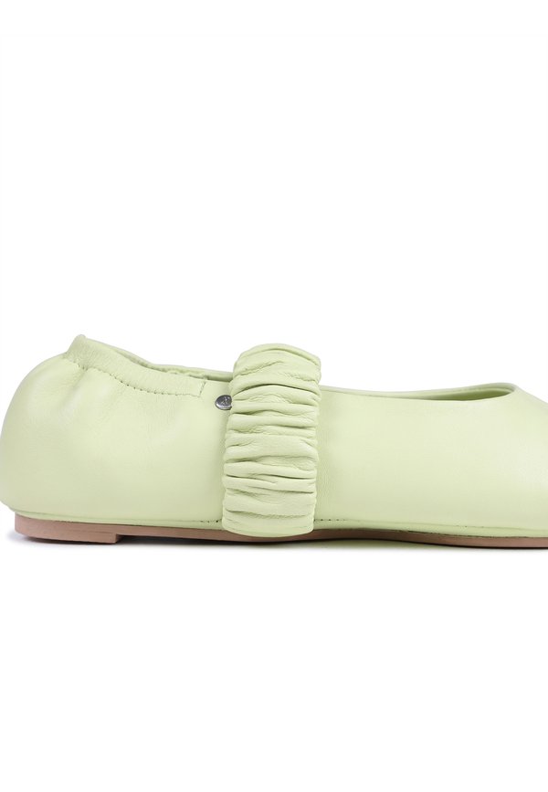 ALLISON - Ankle strap ballet pumps - cool matcha2