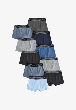Next, REGULAR FIT - TRUNKS 10 PACK - Kitsad bokserid - blue with double stripe waistband