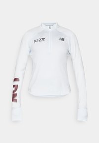 LONDON MARATHON ATHLETICS GRID 1/2 ZIP - Long sleeved top - ice blue