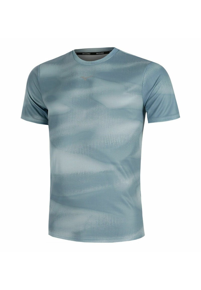 Mizuno T-shirt print blauw Mizuno T-shirt print blauw