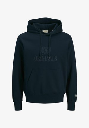 Jack & Jones, JORFREDERIKSBERG MONOGRAM HOOD - Hættetrøje - sky captain