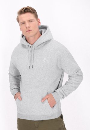 Hoodie - grey melange