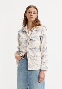 Levi's® ICONIC WESTERN - Overhemdblouse - offwhite