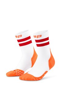 RUN EVERYDAY MID CUT - Sportsocken - neon orange/red