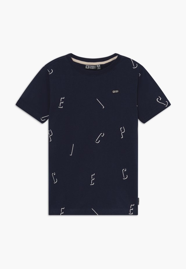 GUSSE - T-shirt imprimé - navy blazer