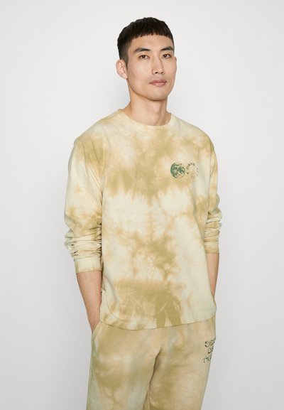7 DAYS Active GRAPHIC LONG SLEEVE TEE UNISEX - Μπλούζα με μακριά μανίκια - tie dye sand