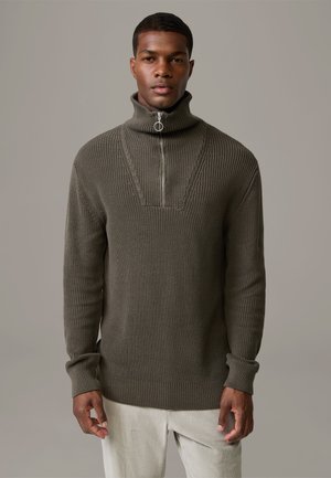 Strellson TROYER ARTEM - Strickpullover - oliv