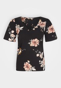 ONLNOVA LUX LARA - T-shirt estampada - black